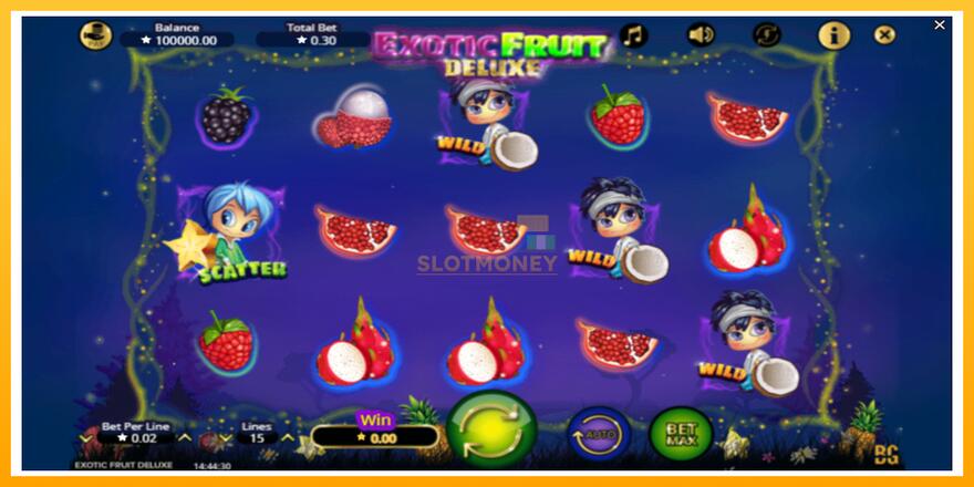 Máquina de jogos Exotic Fruit Deluxe - chance de ganhar dinheiro, foto 2