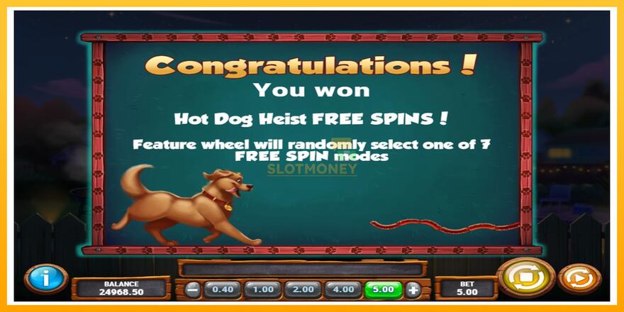 Máquina de jogos Hot Dog Heist - chance de ganhar dinheiro, foto 3