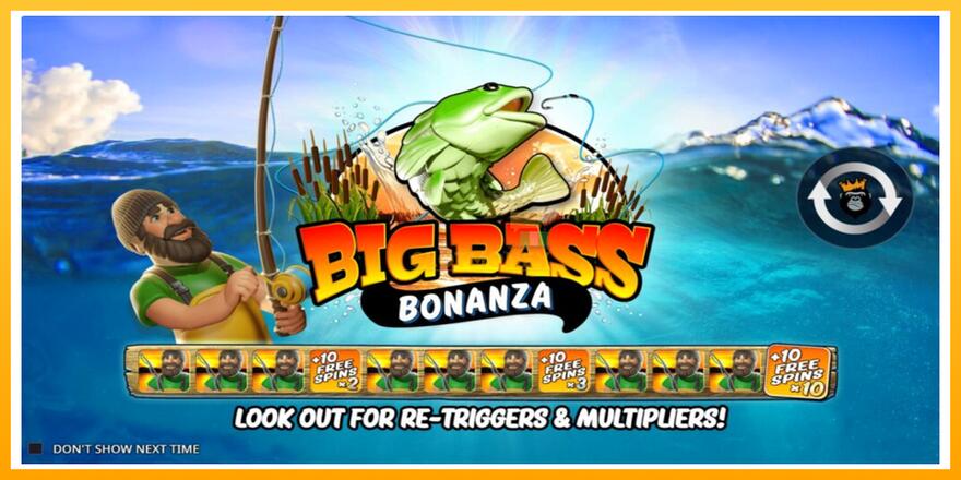 Máquina de jogos Big Bass Bonanza - chance de ganhar dinheiro, foto 1