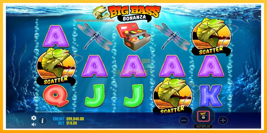 Máquina de jogos Big Bass Bonanza - chance de ganhar dinheiro, foto 3