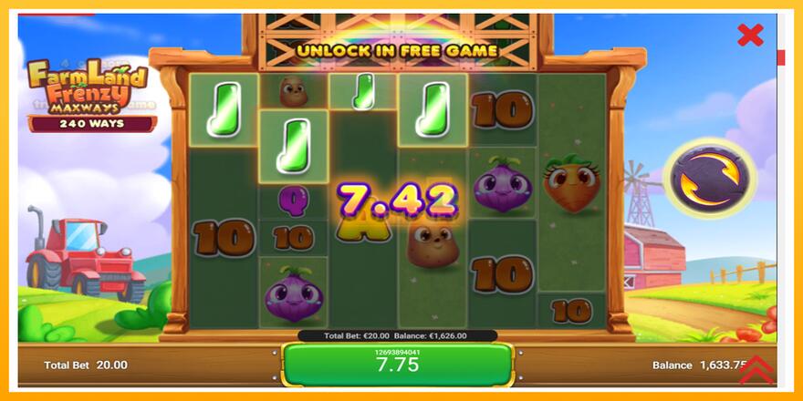 Máquina de jogos Farmland Frenzy Maxways - chance de ganhar dinheiro, foto 4