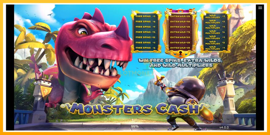 Máquina de jogos Monsters Cash - chance de ganhar dinheiro, foto 1