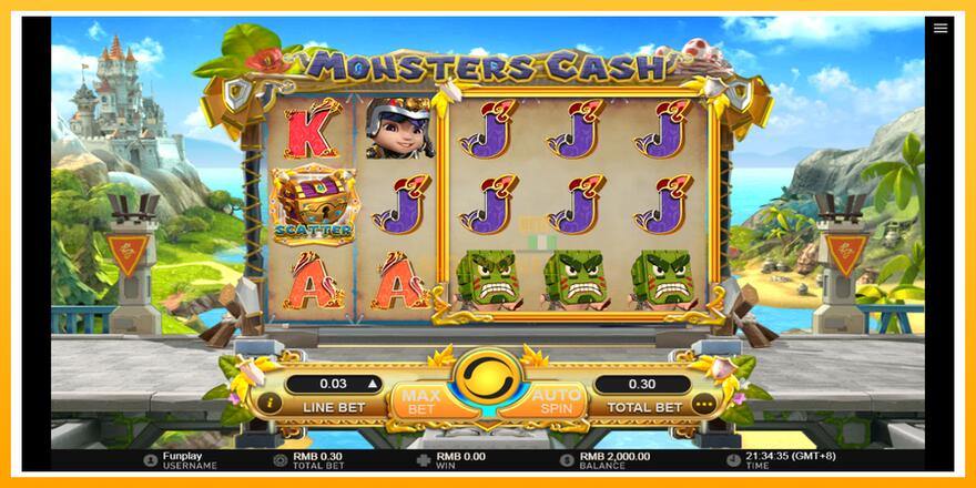 Máquina de jogos Monsters Cash - chance de ganhar dinheiro, foto 2