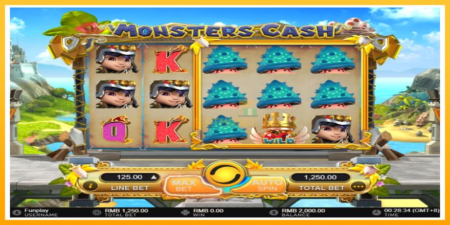 Máquina de jogos Monsters Cash - chance de ganhar dinheiro, foto 3