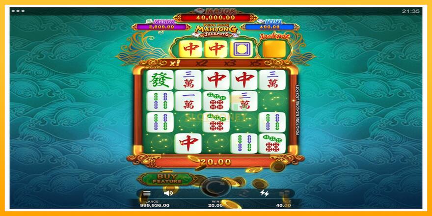 Máquina de jogos Pong Pong Mahjong Jackpots - chance de ganhar dinheiro, foto 3