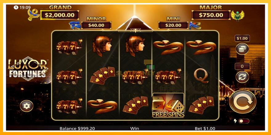 Máquina de jogos Luxor Fortunes - chance de ganhar dinheiro, foto 2