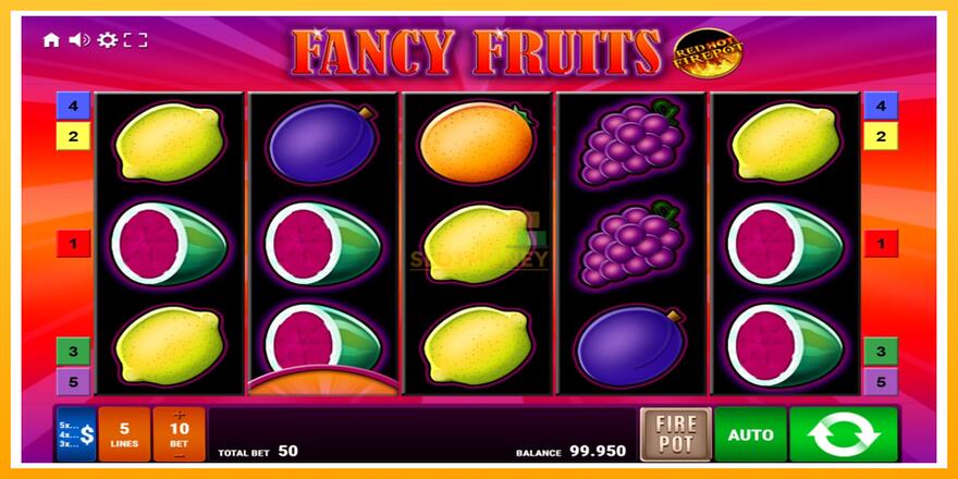 Máquina de jogos Fancy Fruits Red Hot Firepot - chance de ganhar dinheiro, foto 1