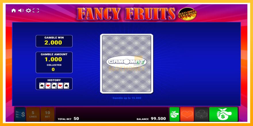 Máquina de jogos Fancy Fruits Red Hot Firepot - chance de ganhar dinheiro, foto 4