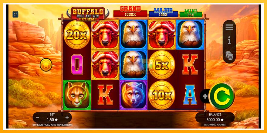 Máquina de jogos Buffalo Hold and Win Extreme - chance de ganhar dinheiro, foto 1