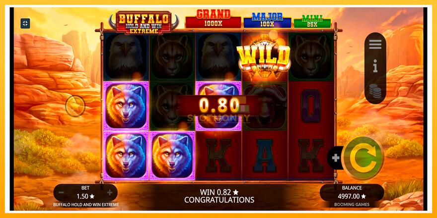 Máquina de jogos Buffalo Hold and Win Extreme - chance de ganhar dinheiro, foto 2