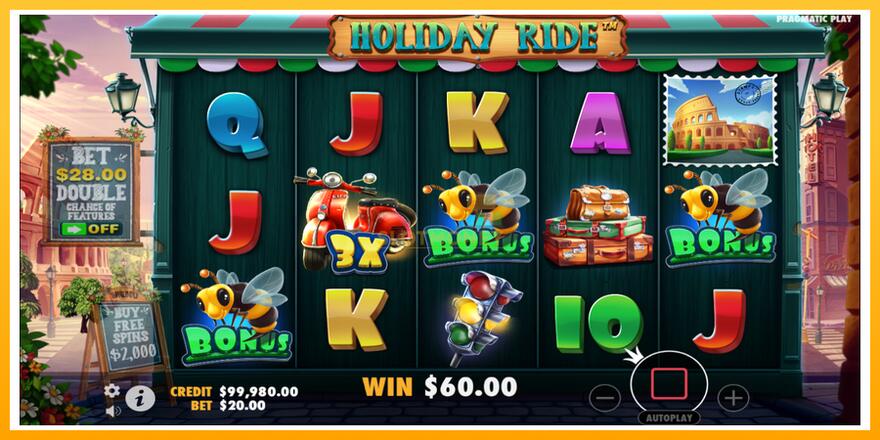 Máquina de jogos Holiday Ride - chance de ganhar dinheiro, foto 3