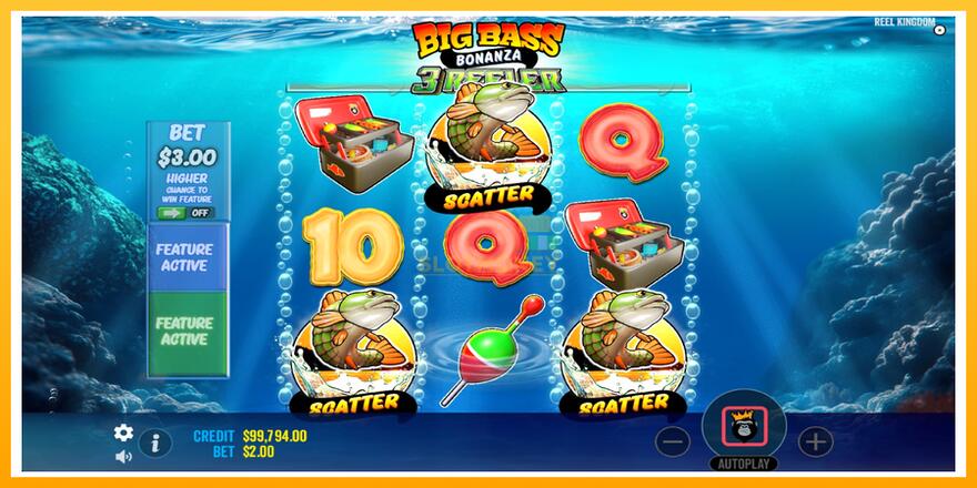 Máquina de jogos Big Bass Bonanza 3 Reeler - chance de ganhar dinheiro, foto 3