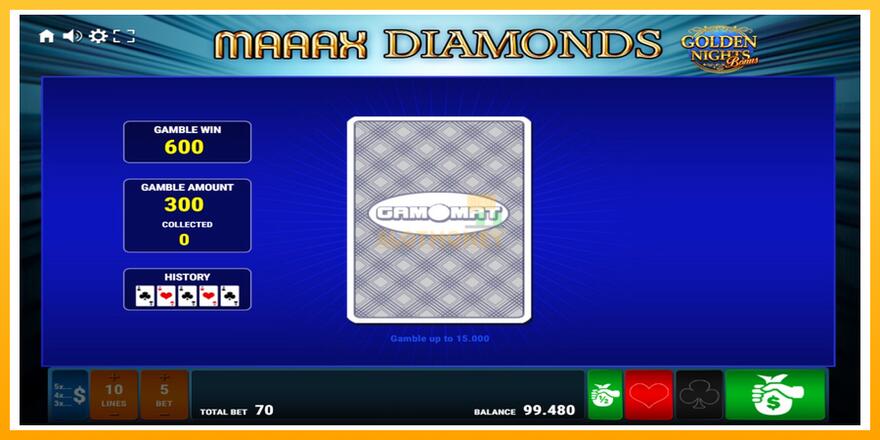 Máquina de jogos Maaax Diamonds Golden Nights - chance de ganhar dinheiro, foto 5