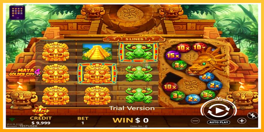 Máquina de jogos Maya Golden City 4 - chance de ganhar dinheiro, foto 1