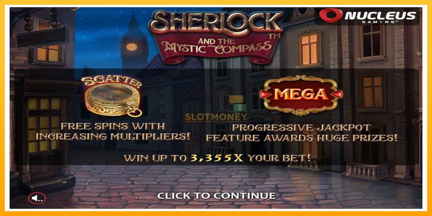 Máquina de jogos Sherlock and the Mystic Compass - chance de ganhar dinheiro, foto 1