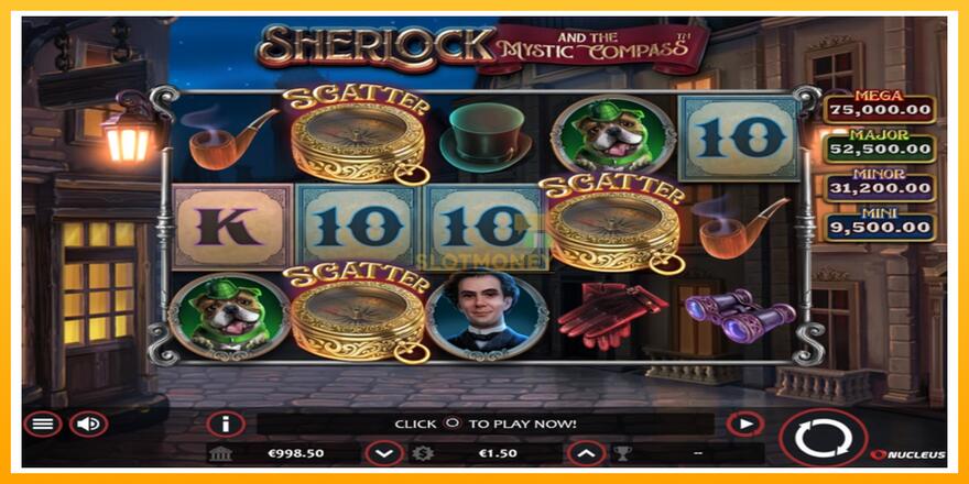 Máquina de jogos Sherlock and the Mystic Compass - chance de ganhar dinheiro, foto 2