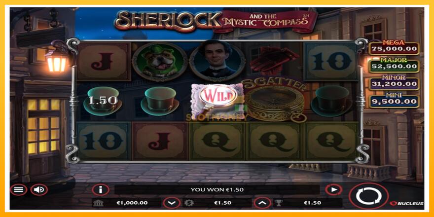 Máquina de jogos Sherlock and the Mystic Compass - chance de ganhar dinheiro, foto 3