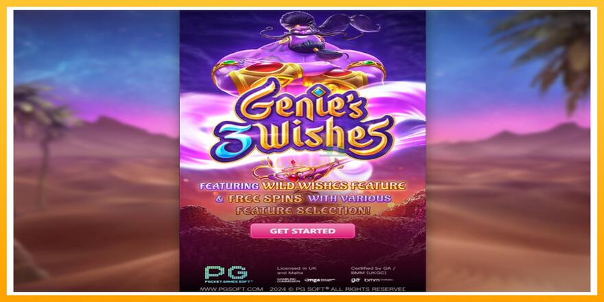 Máquina de jogos Genies 3 Wishes - chance de ganhar dinheiro, foto 1