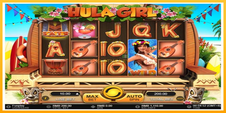 Máquina de jogos Hula Girl - chance de ganhar dinheiro, foto 4