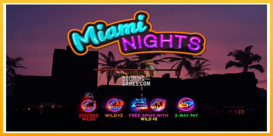 Máquina de jogos Miami Nights - chance de ganhar dinheiro, foto 1