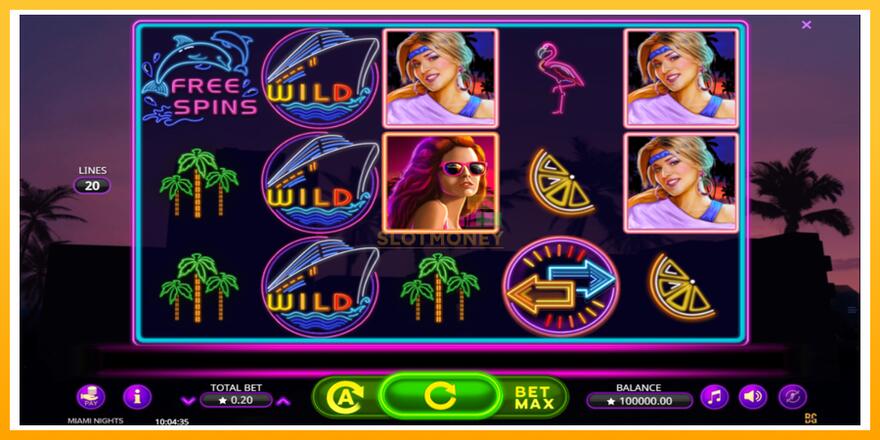 Máquina de jogos Miami Nights - chance de ganhar dinheiro, foto 2