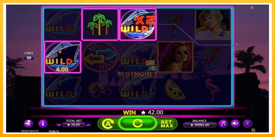 Máquina de jogos Miami Nights - chance de ganhar dinheiro, foto 3