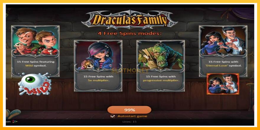 Máquina de jogos Dracula’s Family - chance de ganhar dinheiro, foto 1