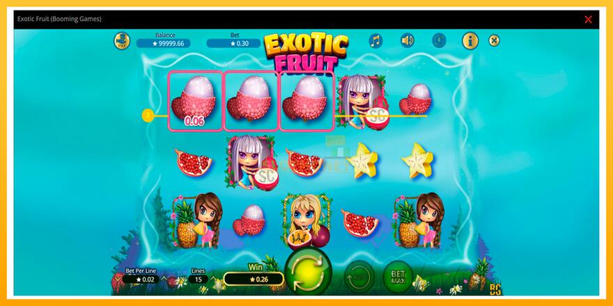 Máquina de jogos Exotic Fruit - chance de ganhar dinheiro, foto 4