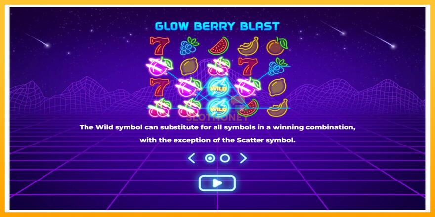 Máquina de jogos Glow Berry Blast - chance de ganhar dinheiro, foto 1