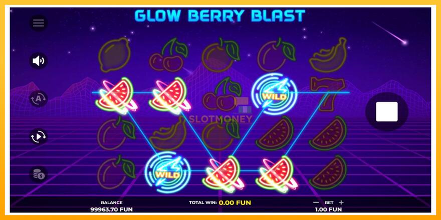 Máquina de jogos Glow Berry Blast - chance de ganhar dinheiro, foto 3