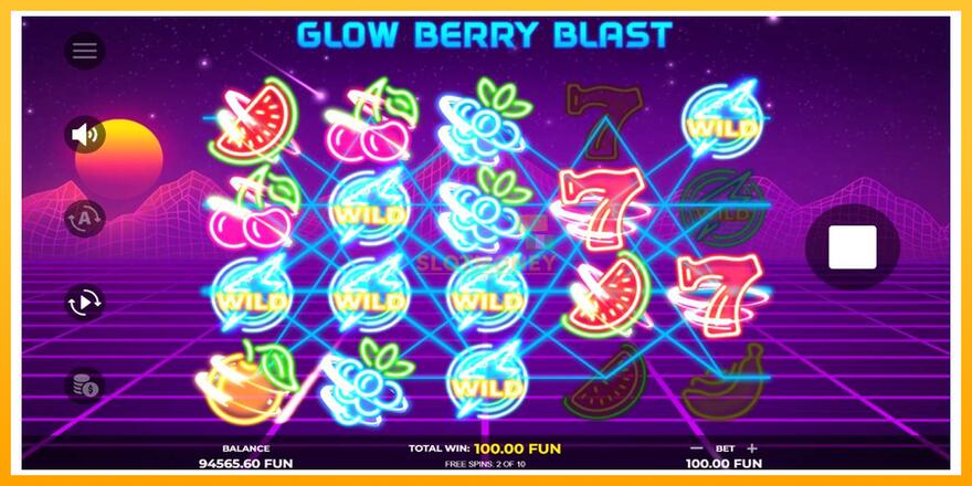 Máquina de jogos Glow Berry Blast - chance de ganhar dinheiro, foto 4