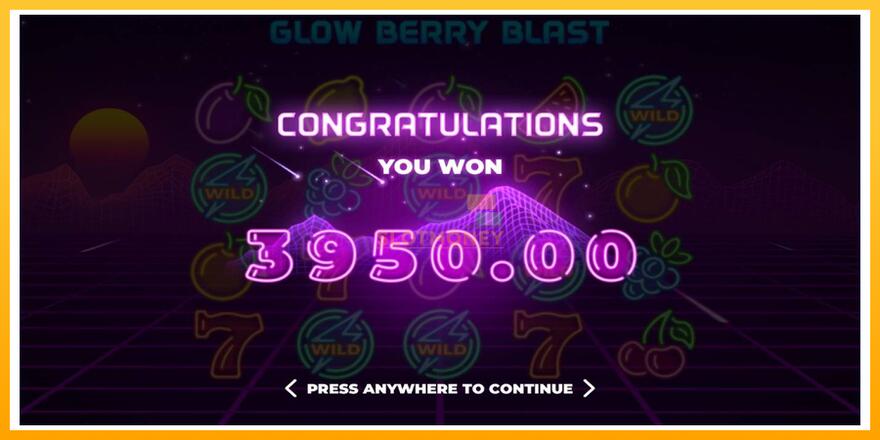 Máquina de jogos Glow Berry Blast - chance de ganhar dinheiro, foto 5