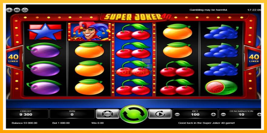 Máquina de jogos Super Joker 40 - chance de ganhar dinheiro, foto 3