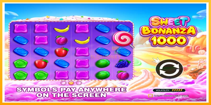 Máquina de jogos Sweet Bonanza 1000 - chance de ganhar dinheiro, foto 1