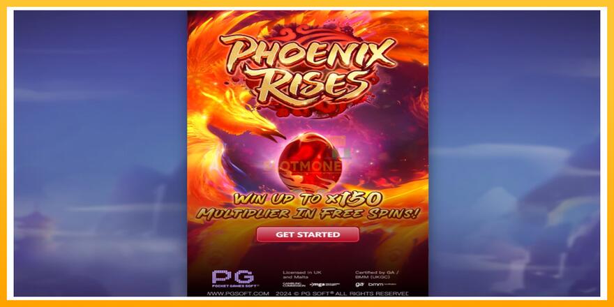 Máquina de jogos Phoenix Rises - chance de ganhar dinheiro, foto 1