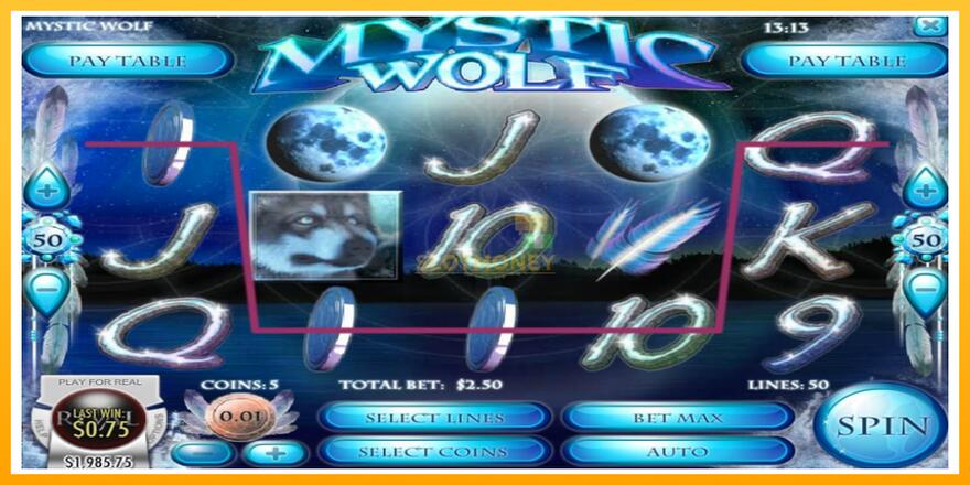 Máquina de jogos Mystic Wolf - chance de ganhar dinheiro, foto 3