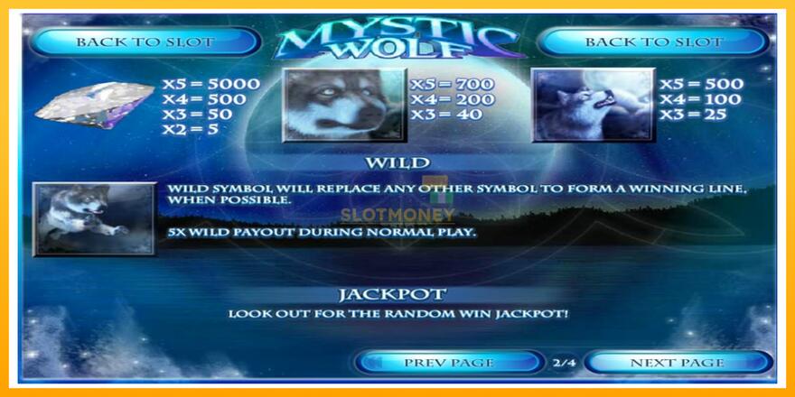 Máquina de jogos Mystic Wolf - chance de ganhar dinheiro, foto 5