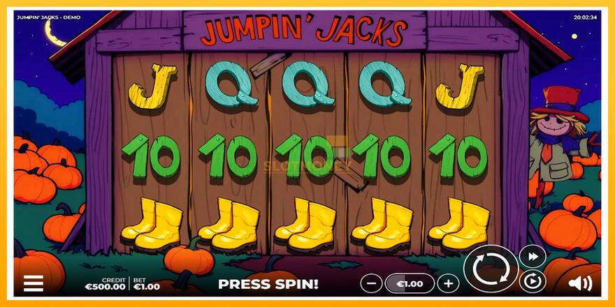 Máquina de jogos Jumpin Jacks - chance de ganhar dinheiro, foto 1