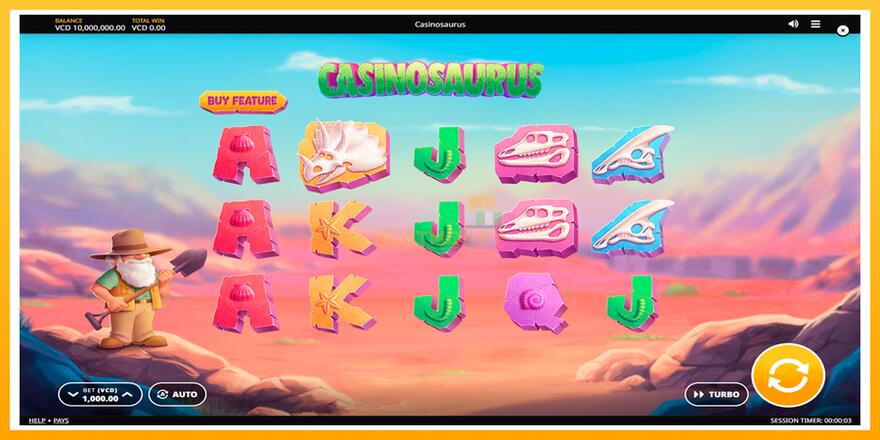 Máquina de jogos Casinosaurus - chance de ganhar dinheiro, foto 1