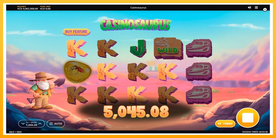 Máquina de jogos Casinosaurus - chance de ganhar dinheiro, foto 3