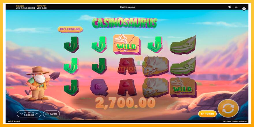 Máquina de jogos Casinosaurus - chance de ganhar dinheiro, foto 4