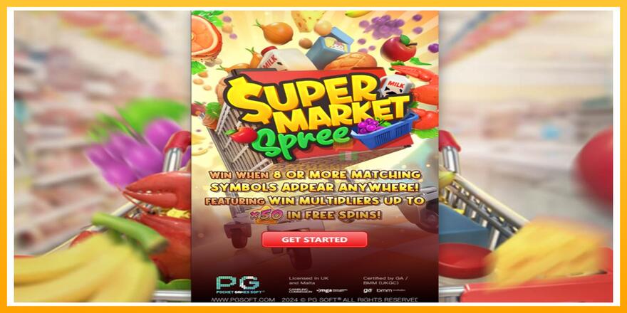 Máquina de jogos Supermarket Spree - chance de ganhar dinheiro, foto 1