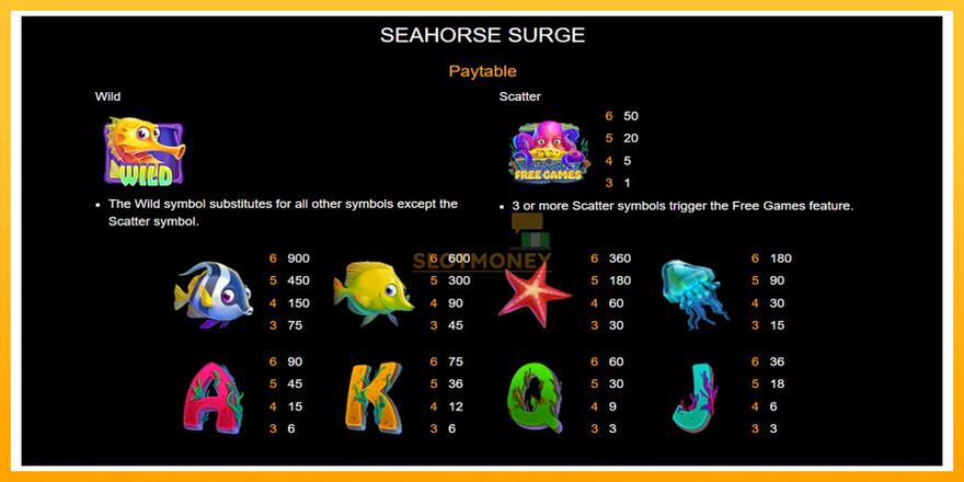 Máquina de jogos Seahorse Surge - chance de ganhar dinheiro, foto 4