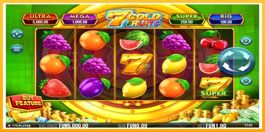 Máquina de jogos 7 Gold Fruits - chance de ganhar dinheiro, foto 2