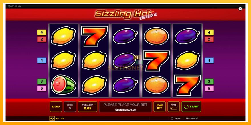 Máquina de jogos Sizzling Hot Deluxe - chance de ganhar dinheiro, foto 2