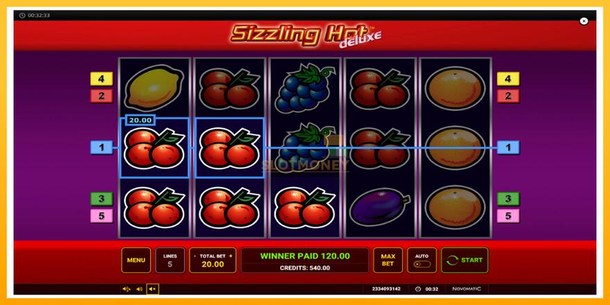 Máquina de jogos Sizzling Hot Deluxe - chance de ganhar dinheiro, foto 4