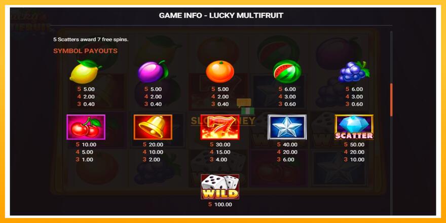 Máquina de jogos Lucky Multifruit - chance de ganhar dinheiro, foto 3