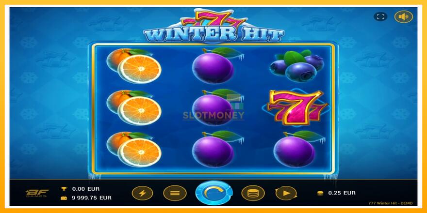 Máquina de jogos 777 Winter Hit - chance de ganhar dinheiro, foto 1