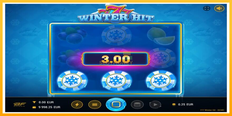 Máquina de jogos 777 Winter Hit - chance de ganhar dinheiro, foto 2