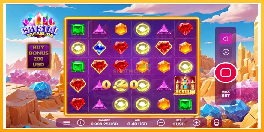 Máquina de jogos Crystal Treasure - chance de ganhar dinheiro, foto 3